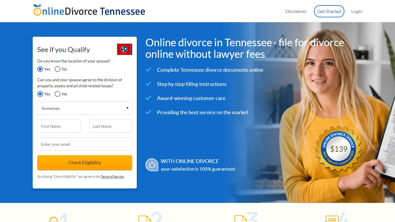 Tennessee Online Divorce | Get Cheap TN Divorce Papers (24/7)